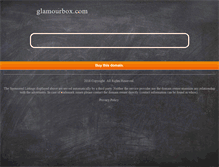 Tablet Screenshot of glamourbox.com